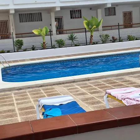 Apartamento Parque Margarita, Terraza Vista Piscina Los Cristianos (Tenerife)